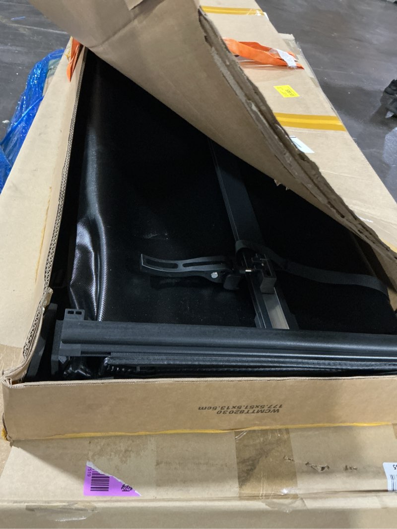 Condition photo showing As Is for autosaver88 soft quad-fold truck bed tonneau cover fit for 2007-2026 chevy silverado/gmc sierra 1500 new body 5.8 ft bed 5'9" soft quad-fold 2007-2026 1500 new body