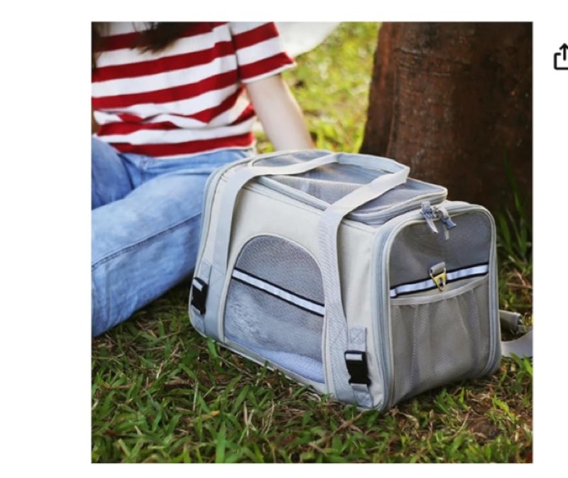 Flexibles No disponible por el momento. No sabemos si este producto volverá a estar disponible, ni cuándo. Entrega en Florence 41042 - Actualizar ubicación Agregar a la Lista   Toque la imagen para ampliarla                     3+ Bolsa grande portátil para perros y gatos, bolsa plegable de malla transpirable, correas ajustables de viaje, apertura de cremallera en ambos lados, salida de fácil acceso, cómoda y segura