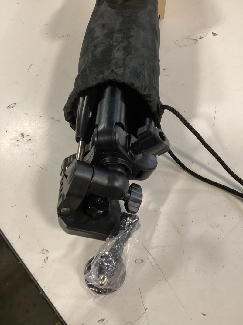 Condition photo showing Good Condition for 71? camera tripod aluminum tall tripod stand compatible with canon nikon with wireless remote phone holder and bag max load 6.6 lb