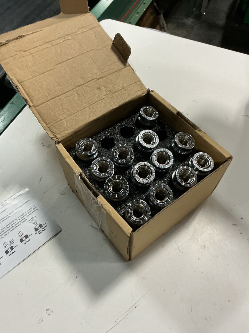 Condition photo showing As Is for 32pcs ford f250 f350 lug nuts replacement - m14x1.5 21mm hex chrome one-piece design, fits oem(stock) wheel nuts | oem no. hcpz-1012-a & hcpz-1012-b