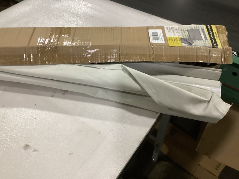 Condition photo showing As Is for UNISHADES No Drill Top Down Bottom Up Roman Shades for Windows, 32" W x 64" H, Natural Natural 32" W x 64" H