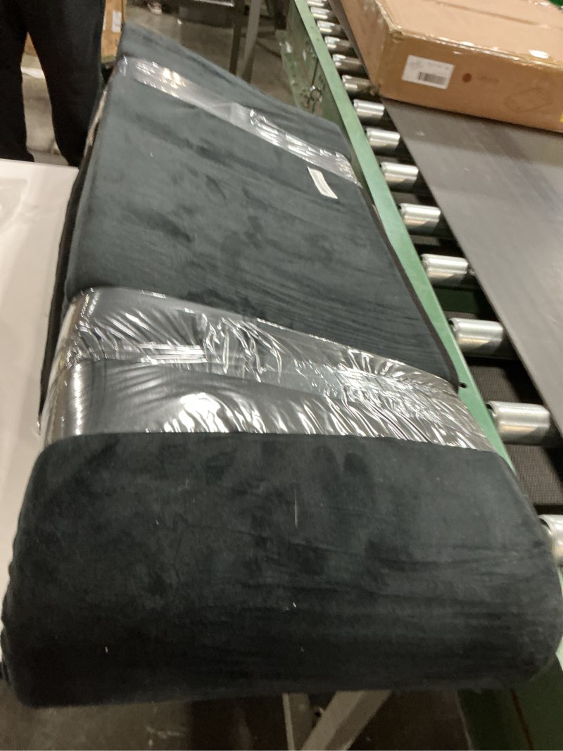 Condition photo showing As Is for MABOZOO 2-Inch Thick Hearth Cushions for Fireplaces, 72 * 14 Inch Fireplace Baby Proofing Seat Edge Cushion with Removable Fireproof Cover, Sponge Fireplace Mat for Children Proofing