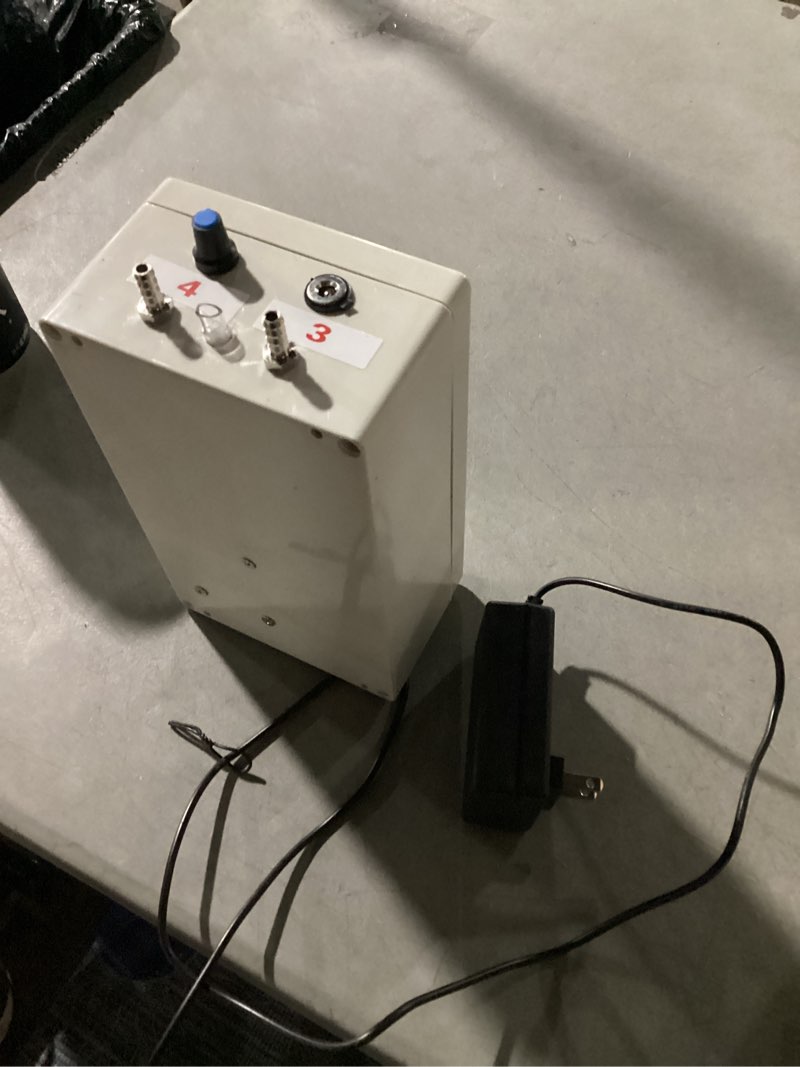Condition photo showing As Is for milking machine for cows 3l pulsation vacuum electric suction pump milking machine portable milking equipment with 2 teat cups