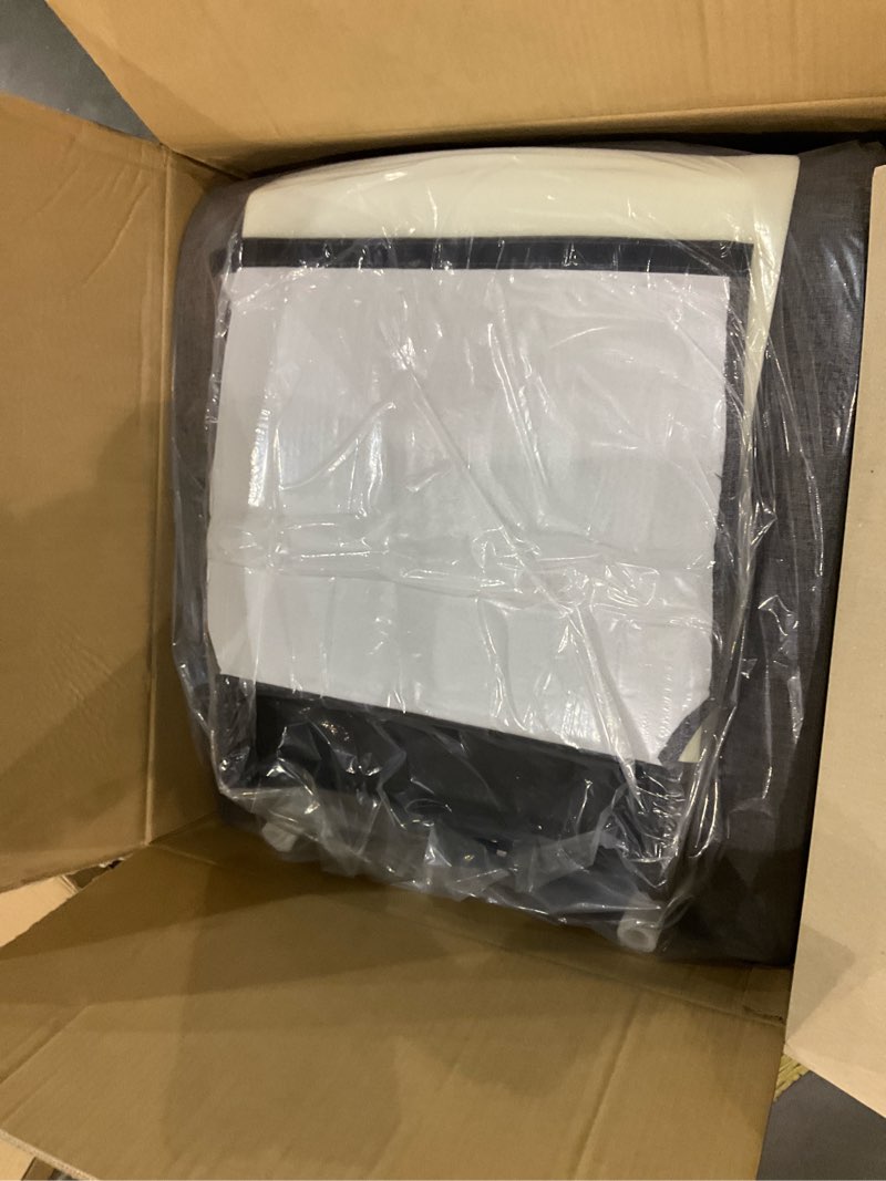 Condition photo showing Good Condition for smug fabric home theater seating with lumbar support winback single sofa armchair reclining chair easy lounge, grey