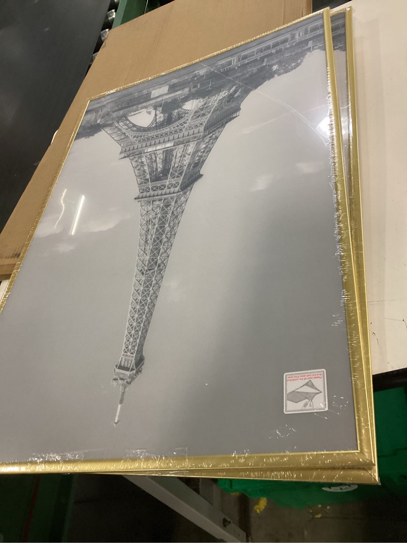 Condition photo showing Good Condition for upsimples 20x30 picture frame gold 2 pack, scratch-proof poster frames 20 x 30 for photo gallery - slide-in strips, horizontal or vertical wall mounting gold 20x30