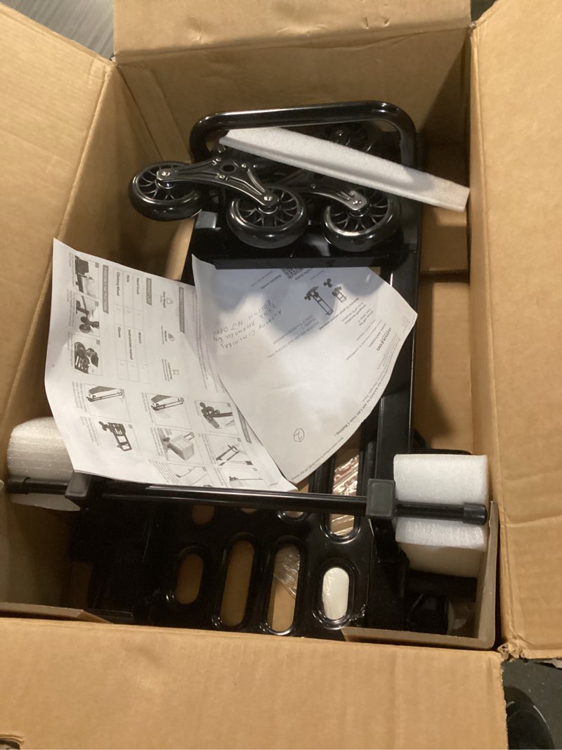 Condition photo showing As Is for kedsum 460 lbs stair climbing dolly, folding dolly cart with wheels for stairs, telescoping handle & 100% thickened steel stair climbing cart for warehouses, homes, and offices, height 49.2 inch
