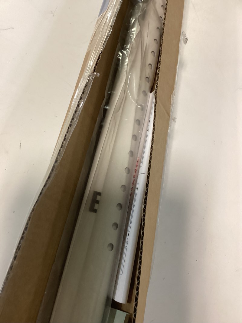 Condition photo showing New/Like New for Heavy Duty Tension Curtain Rod by EZFurni,35 to 76 Inches, Anti-Slip Spring Loaded Curtain Rods No Drilling, Apartment Renter-Friendly Tension Rod for Windows, Bathroom, Closet & Door,White white 35-76
