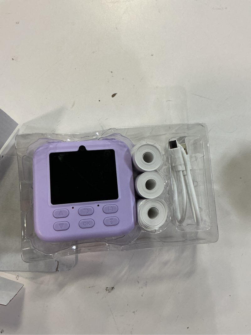 Condition photo showing Good Condition for masterbee Kid Camera Instant Print Photo, Birthday Gifts for Girls and Boys, Kids Digital Camera Toys, 1080P HD Video, 3 4 5 6 7 8 9 10 11 12 Year Old Boy Gifts/Girl Gifts Purple