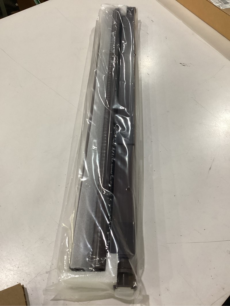Condition photo showing New/Like New for lazblinds no drill blinds for indoor windows, blackout roller shades, cordless window blackout blinds, thermal insulated fabric uv protection for home and office, 23.5" w x 48" h, dark coffee blackout - dark coffee 23.5" w x 48" h