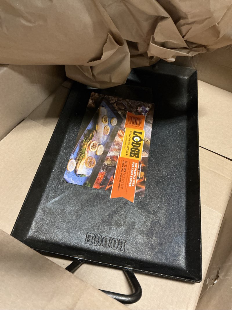 Condition photo showing As Is for GRIDDLE BLACK 18X10"