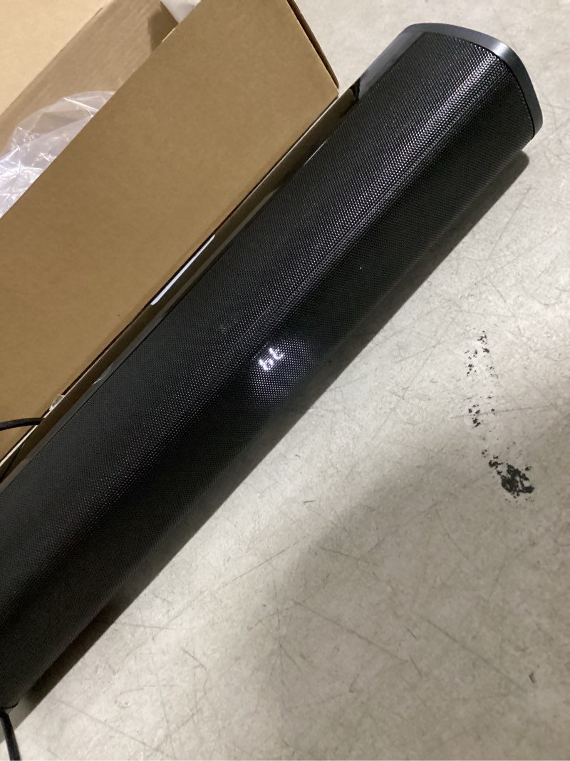 Condition photo showing New/Like New for working verified hdmi sound bar game movie/music/news, black