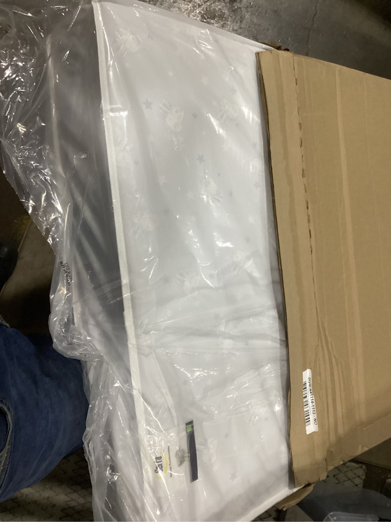 Condition photo showing Good Condition for Serta Perfect Start Dual Sided Baby Crib Mattress & Toddler Mattress - Waterproof - 6" Premium Sustainably Sourced Fiber Core - GREENGUARD Gold Certified – 7 Year Warranty - Made in USA Crib Mattress Mattress Only