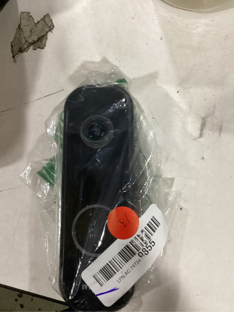 Condition photo showing As Is for Chamberlain myQ Video Doorbell | 2K Camera, Battery/Wired, Color Night Vision, Live View with 2-Way Talk, Motion Detection & Real-Time Alerts, 150 Deg Wide View, Black