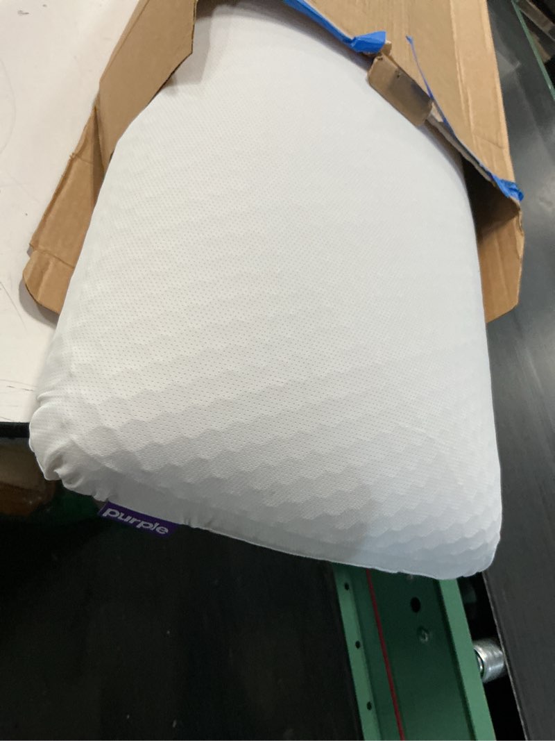 Condition photo showing Good Condition for purple harmony pillow – talalay latex foam cooling pillow for combo or side sleepers, 360º hex gelflex grid for no-pressure support and luxurious weightless feel - standard, medium feel, tall height standard – tall
