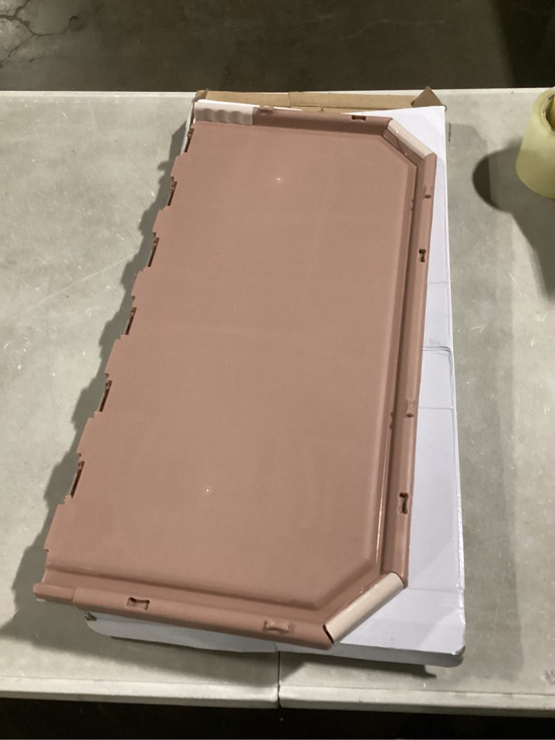 Condition photo showing Good Condition for OUT! PetCare Pee Pad Holder Tray, Puppy Pads, Dog Pee Pad Tray, Puppy Essentials, Raised Edges, Portable, Dog Training, Housebreaking Essentials, Cleaning Supplies, Floor Protection, 21x21