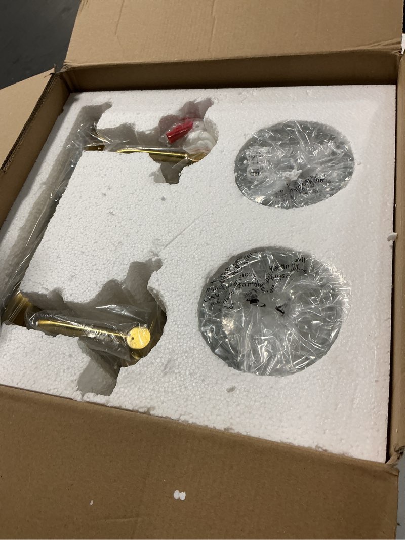 Condition photo showing Good Condition for 2 light crystal glass vanity light, gold bathroom lighting fixtures over mirror modern bath wall sconce lighting for bedroom living room gold 2-light
