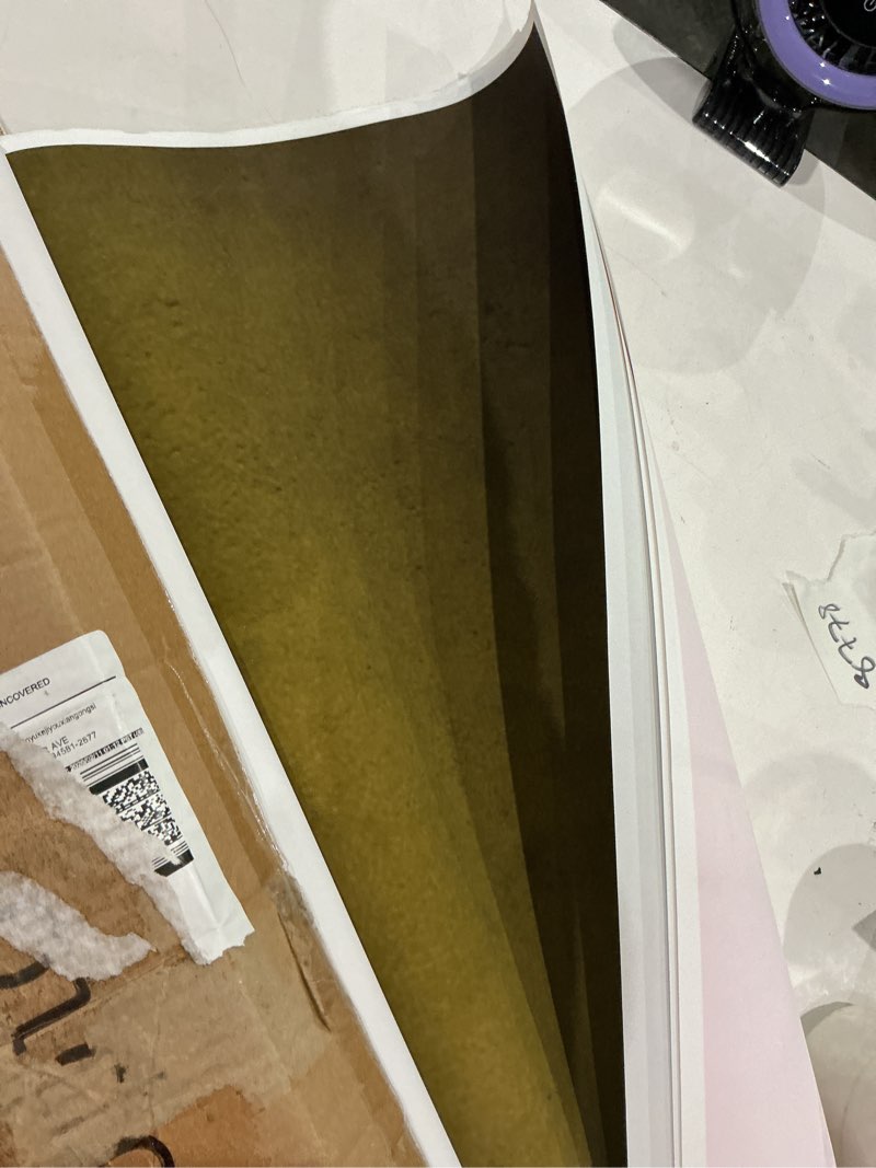 Condition photo showing Good Condition for (smaler size in box, similar to but not exct)product photography backdrops retro gradient colors