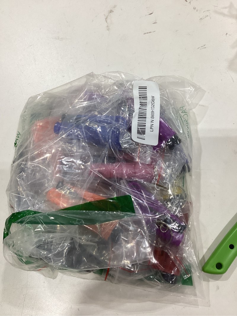 Condition photo showing New/Like New for 24 Pcs Car Window Breaker Key Chains, 3 in 1 Glass Breaker Seat Belt Cutter Survival Whistle, Portable Safety Emergency Escape Tools, Multifunctional Car Accessories for All Vehicles
