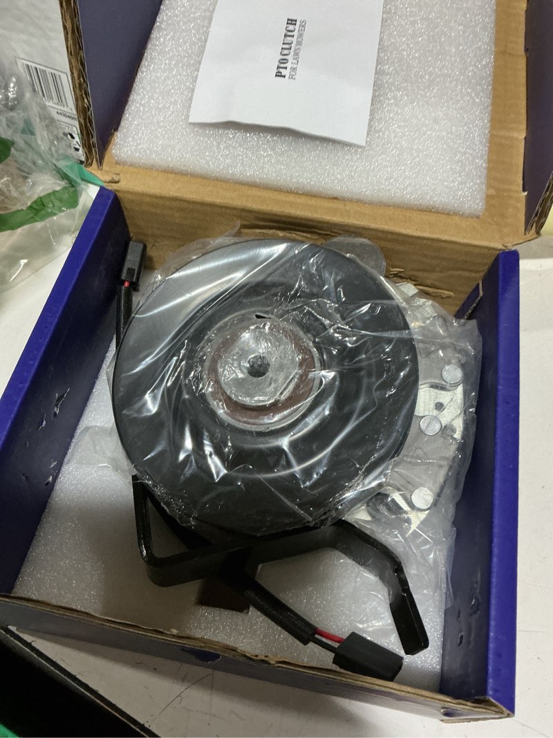 Condition photo showing As Is for acebri pto clutch replacement for john deere scotts: gy20108 gy20652 gy20878 gy21340 gy21339 l120 l30 la130 la140 d140 d150 d160 d170, for warner: 5219-20 5219-73 5219-72 5219-114 mower clutch