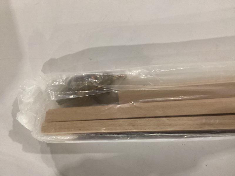 Condition photo showing Good Condition for meeden wood easel stand for display: wooden display tripod stand for posters pictures paintings - wedding decor holder for welcome sign natural color