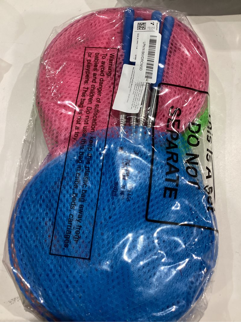 Condition photo showing Good Condition for Sosation Kids Telescopic Butterfly Fishing Nets Colorful Bug Catching Nets Outdoor Tools for Catching Butterfly Insects Bug Fish Ladybird, Extendable from 15 Inch to 34 Inch Bright Color 24