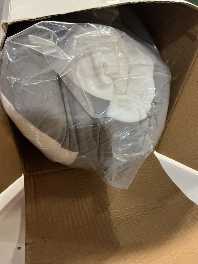 Condition photo showing New/Like New for sleep apnea pillow with neck pain & snoring relief -orthopedic cervical pillow, ergonomic contour memory foam for side, back,stomach sleepers, medium firm (greywhite, queen size) greywhite queen size 25"lx15"wx5.8"h