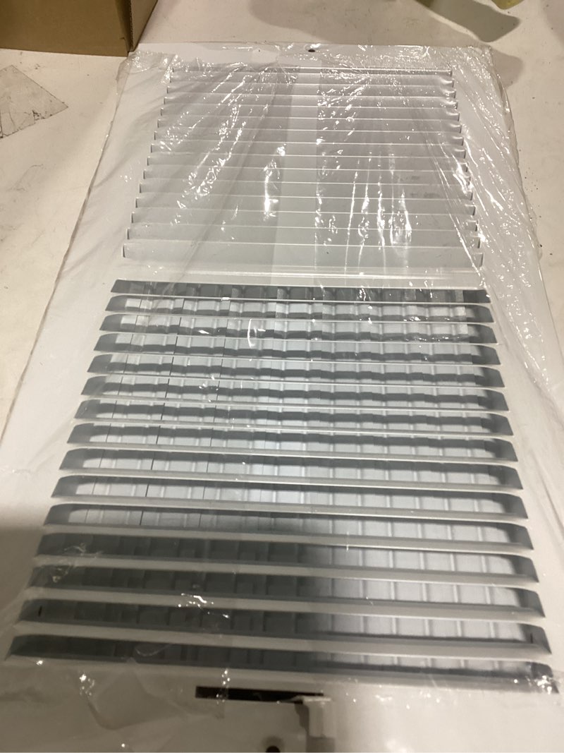 16 x 8 Inch [Duct Opening] Air Vent Covers for Wall or Ceiling - High Airflow 2 Way Steel Ventilatio