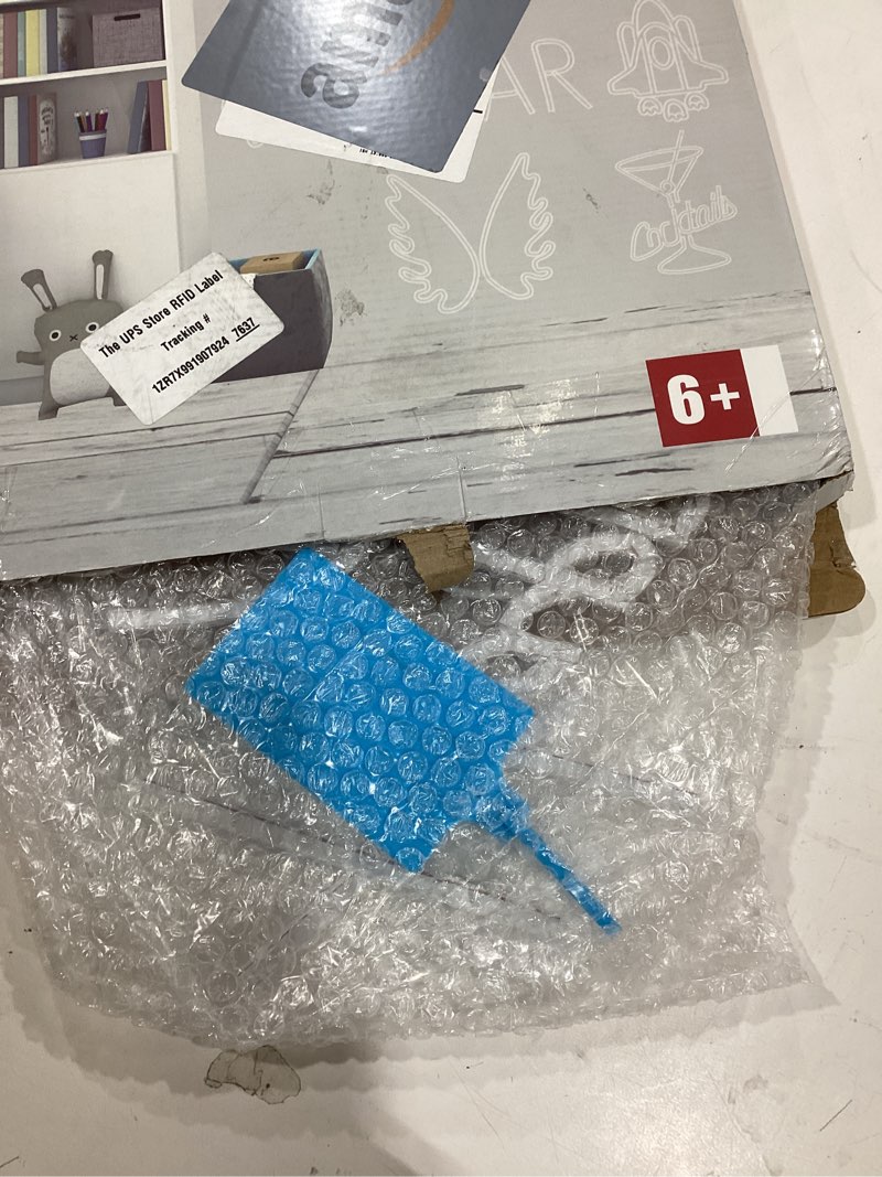 Condition photo showing Good Condition for Happy Birthday Neon Sign for Wall Decor, 17×12 Inch Warm White LED Neon Light Signs, Art Decoration Happy Birthday Neon Light Sign for All Birthday Party Decoration with 2 Pcs Pasters