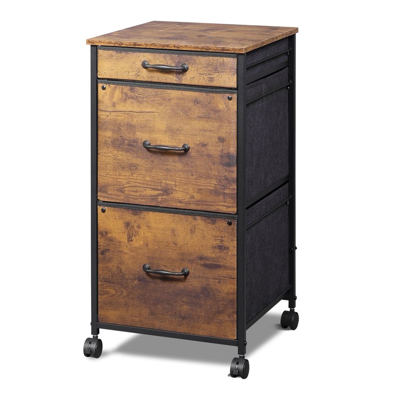 3 Drawer Mobile File Cabinet, Printer Stand