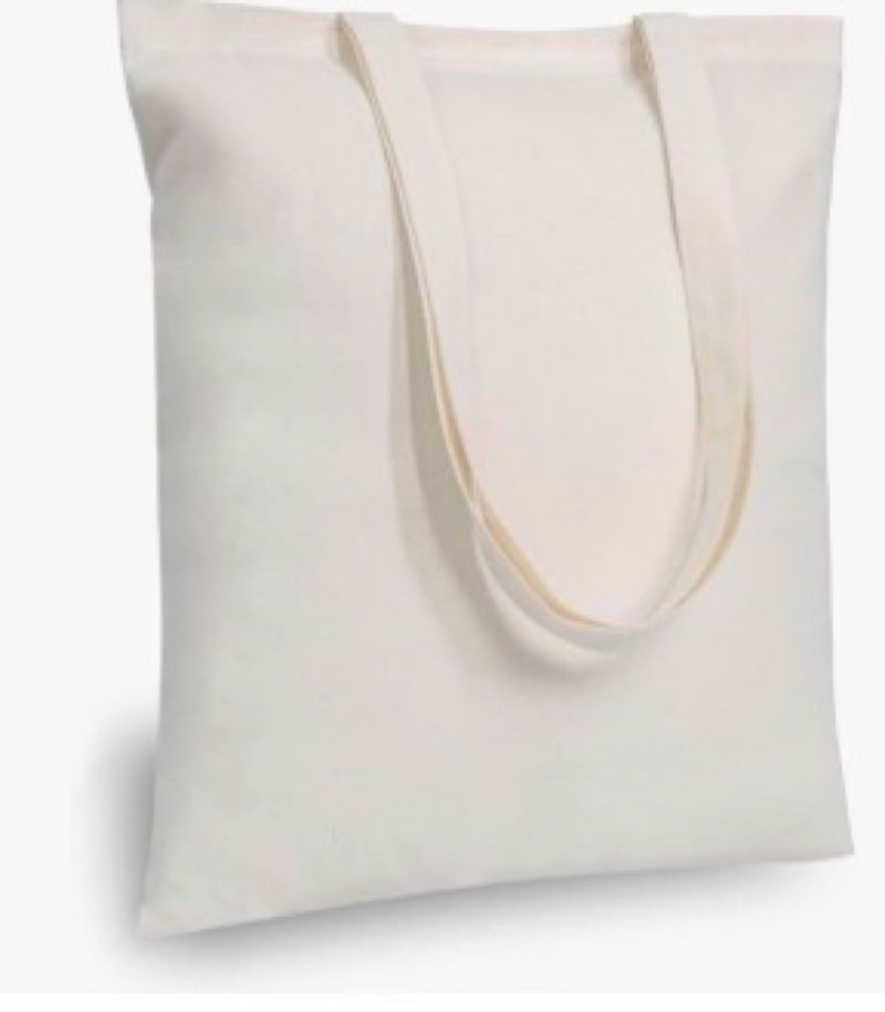 TOPDesign 192-Pack Economical 16"x15" Cotton Tote Bags, Lightweight Medium Reusable Grocery Shopping