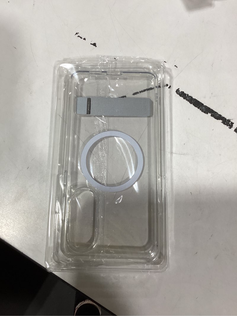 Condition photo showing New/Like New for SPIDERCASE Magnetic for Samsung Galaxy S25 Edge Case, [3 Stand Ways][ Military Grade Drop Protection] with Invisible Stand Shockproof Slim Case for S25 Edge 5G,Clear Clear S25 Edge