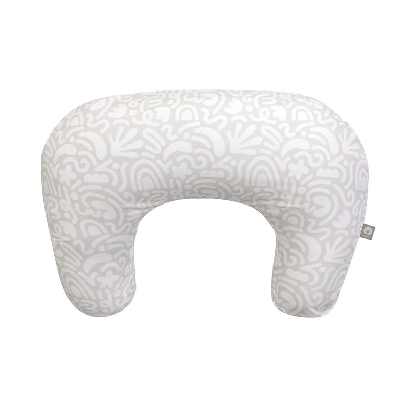 boppy nursing pillow - cream retro squiggles