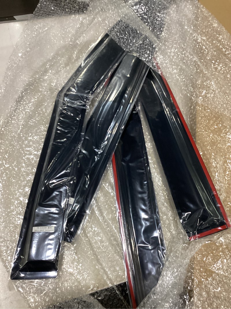 Condition photo showing New/Like New for SEBLAFF Side Window Visors Vent Shade Sun Wind Rain Guards Deflectors Outside Mount Replacement for 2011-2017 Veloster