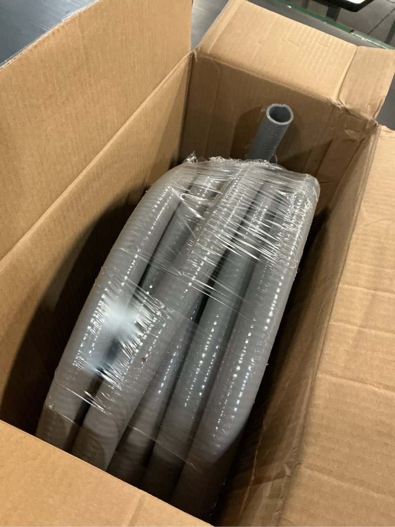 Condition photo showing New/Like New for 1inch 50ft electrical conduit kit,liquid-tight conduit and connector kit with 5 straight and 3 angle fittings included,flexible non -metallic liquid tight electrical conduit(1" dia, 50 feet) 1in,50ft