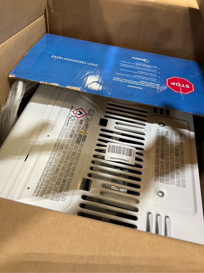 Condition photo showing As Is for air conditioner