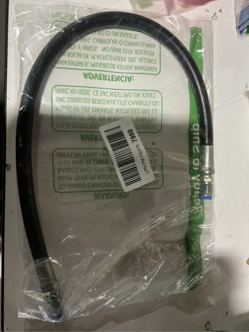 Condition photo showing Good Condition for Haichy 26711-04-04-24 Hydraulic Hose Swivel Assembly 1/4" Hydraulic Hose with Female JIC X Female JIC, 24" Long, 5800 PSI 26711-04-04-24-G