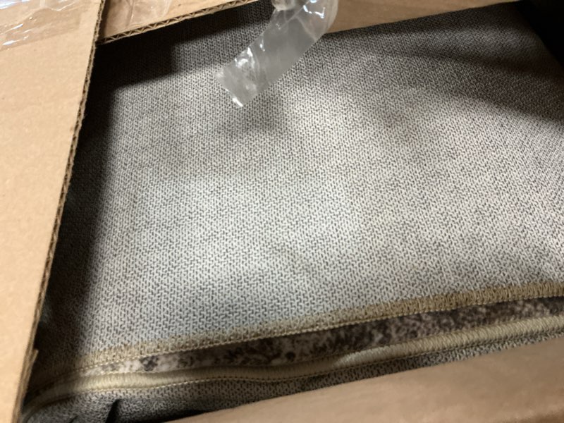 Condition photo showing Good Condition for uermei 10x14 area rug living room rugs - washable neutral modern abstract soft thin large rug indoor floor no slip rug carpet for bedroom under dining table home office decor - brown grey brown grey 10' x 14' (rectangular)
