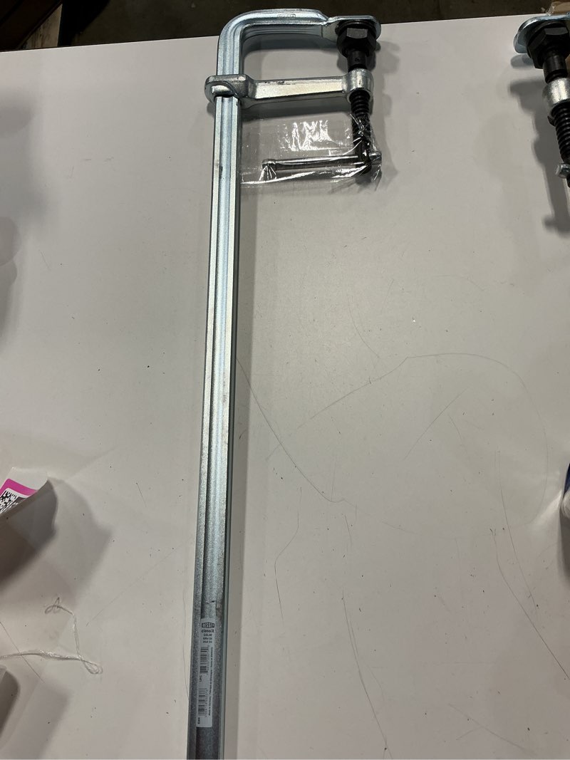 Condition photo showing New/Like New for bessey gsl60 "classix gsl" fitter's clamp, silver, 600/120 mm 600/120 mm silver