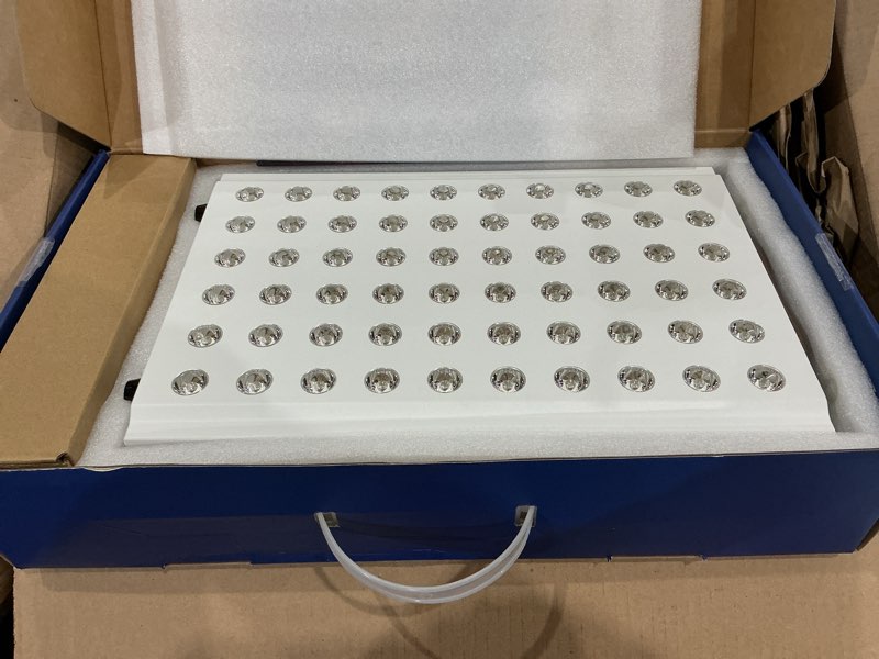 Condition photo showing Good Condition for red light therapy,red light therapy for body,660nm 850nm red light for body, 110w with 60 dual chip leds, 135mw/cm² high irradiance device for daily wellness & relaxation at home - ya60 ya60 (110w) - white