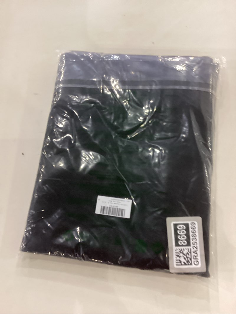 Condition photo showing New/Like New for NICETOWN Pitch Black Solid Thermal Insulated Grommet Blackout Curtains/Drapes for Bedroom Window (2 Panels, 42 inches Wide by 63 inches Long, Black) Black 42"W x 63"L (Pack of 2)