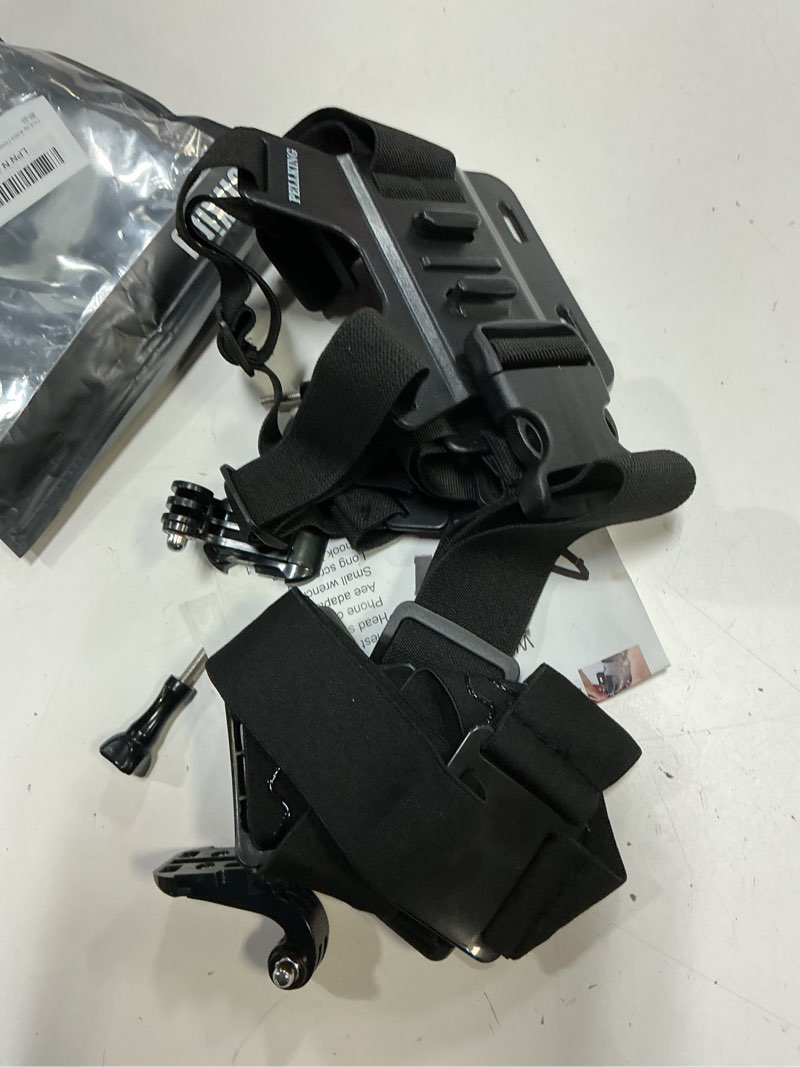 Condition photo showing As Is for PellKing Mobile Phone Chest Strap Harness Mount Head Strap Holder Kit for POV/VLOG,Cell Phone Clip Compatible with iPhone,Samsung,GoPro Hero 9, 8,7, 6, 5, 4, 3,2, 1,AKASO,DJI Osmo,and Action Cameras…