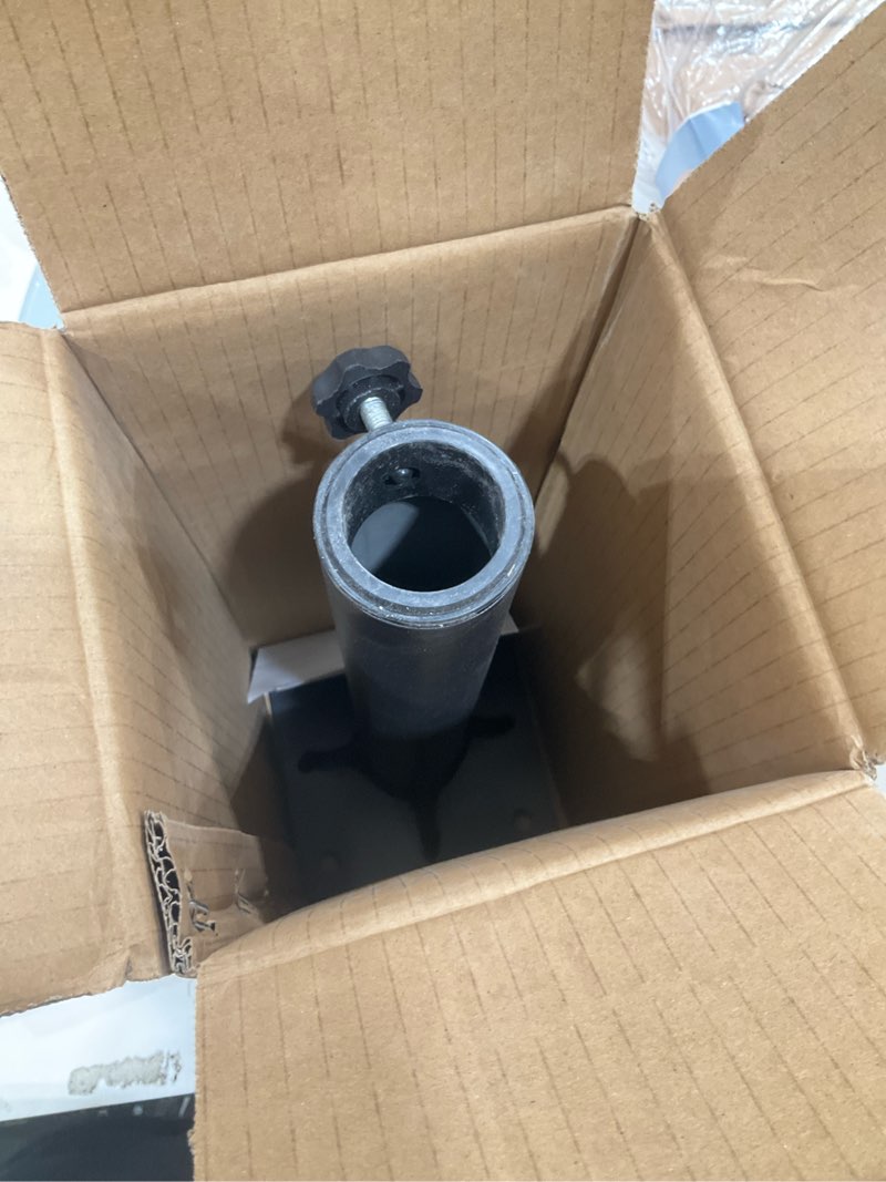 Condition photo showing Good Condition for eliteshade usa patio umbrella stand for ?1.5''-?1.9'' pole, heavy duty umbrella base stand deck mount umbrella holder black 14"x5.9"
