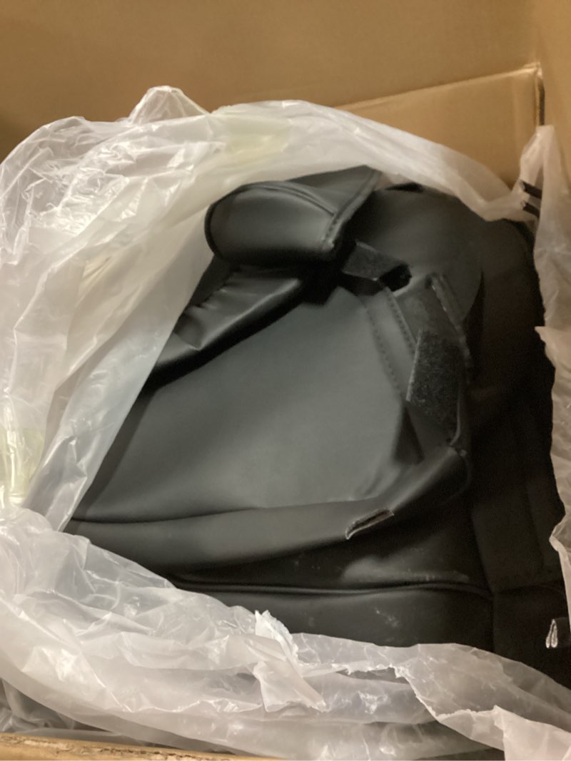 Condition photo showing New/Like New for Silverado Seat Covers 2007-2025 Full Set, Truck Interior Sets Custom Fit for Chevy Chevrolet Silverado GMC Sierra 1500/2500/3500HD Crew/Double/Extended Cab with Lumbar Support, Black Blue Full Set Black&Blue