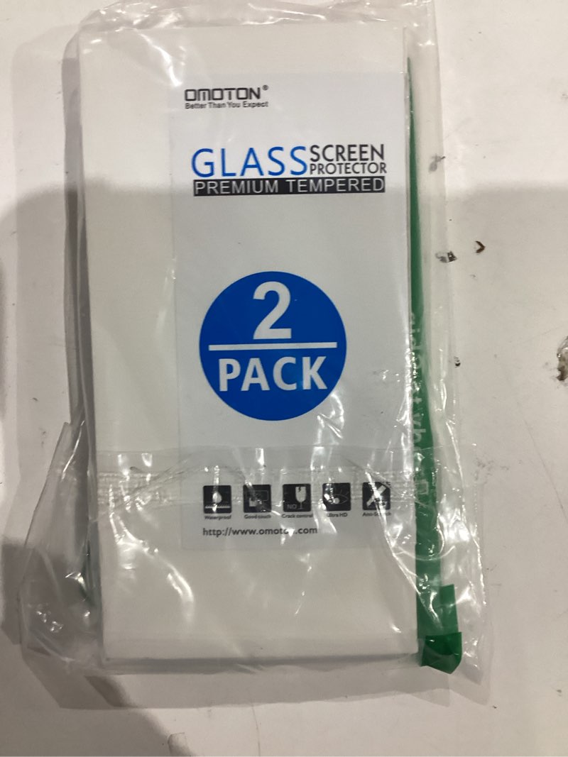 Condition photo showing New/Like New for omoton 2 pack matte screen protector for iphone 17 pro max 6.9 inch, matte layer surface with 2 camera lens film, easy installation tool, anti-glare, smooth touch, feel as silk