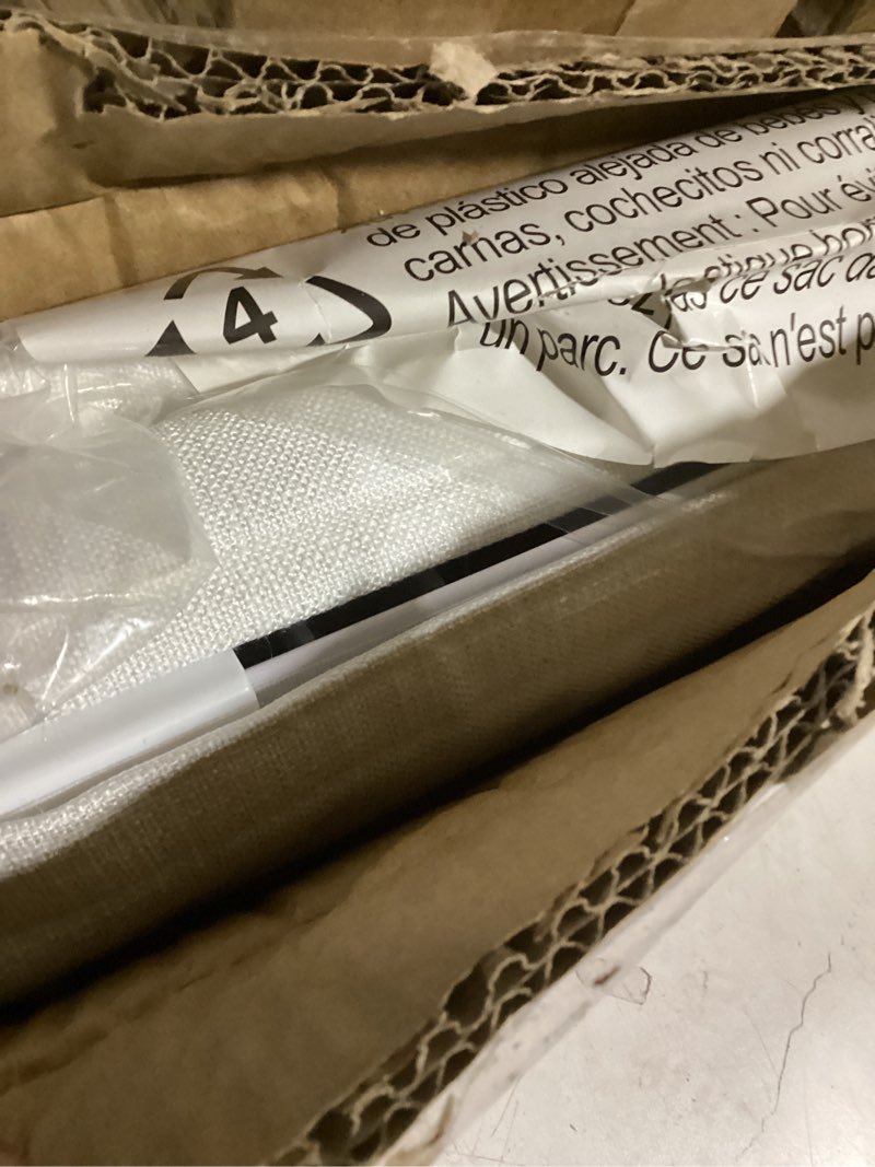 Condition photo showing Good Condition for LazBlinds No Tools No Drill Cordless Roman Shades for Windows, Blackout Thermal Insulated UV Blocking Window Blinds, Lightweight Fabric Blinds for Indoor Windows, 20" W x 60" H, Blackout - White White 20" W x 60" H