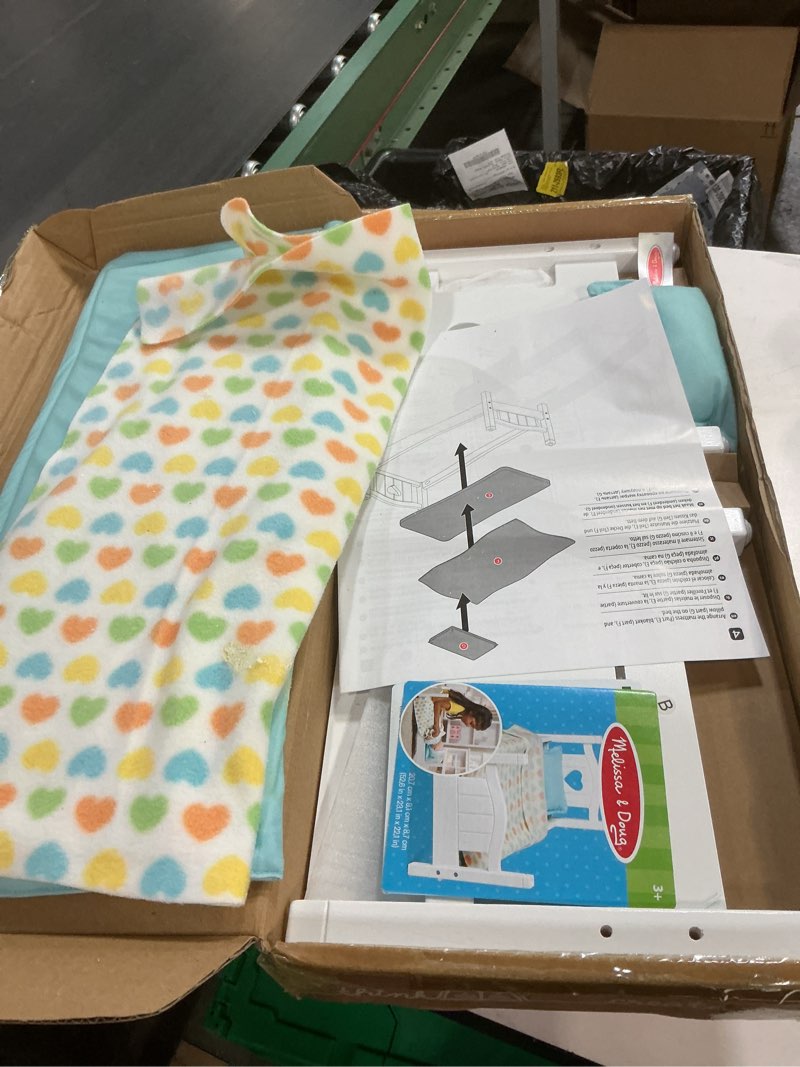 Condition photo showing Good Condition for melissa & doug mine to love wooden play bed