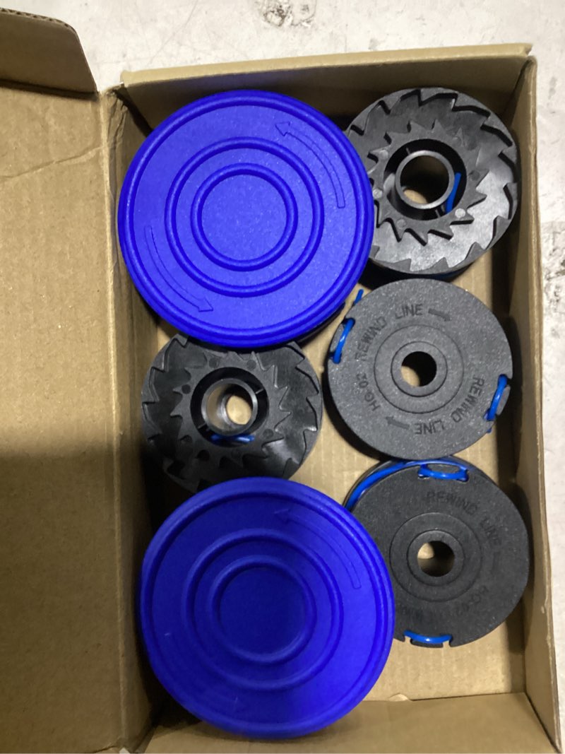 Condition photo showing Good Condition for thten kst-120x kst 2040-06 string trimmer spool replacement for kobalt kst 120x-06 40 volt 20ft spool 0.065 inch trimmer line (item 1520463,506892,808667) kobalt kst - 120x 6+2