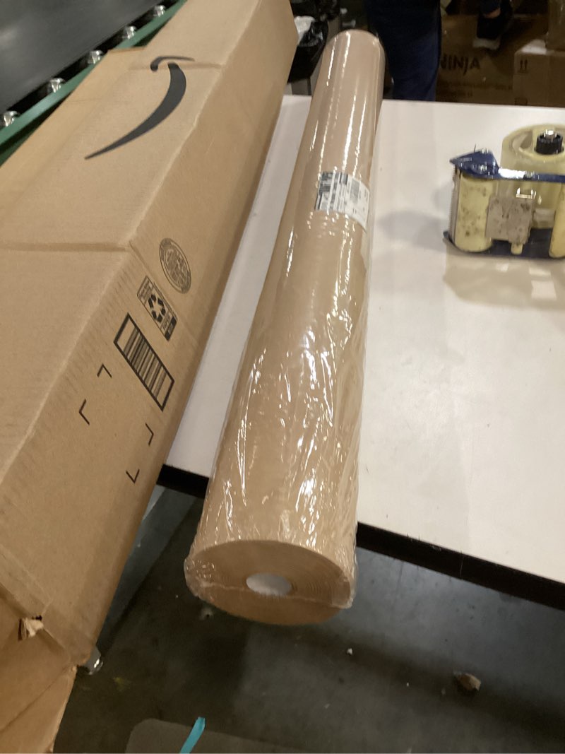 Condition photo showing New/Like New for PerkHomy 36" x 2,400" (200') Brown Kraft Paper Roll for Craft Bulletin Board Paper Art Table Covering Crafting Gift Wrapping Bouquet Packing Parcel 70GSM 50LB (Brown, 36" x 200') Brown 36" Width x 200' Length
