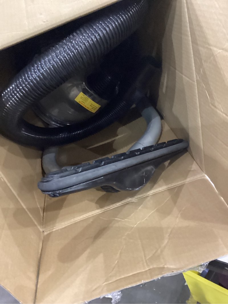 Condition photo showing As Is for Hoover Commercial Shoulder Vac Pro Backpack Bagged Vacuum Cleaner, with HEPA Media Filter, Lightweight with Extra Long Cord, Chiropractic Design, for Carpet and Hard Floors, C2401, Black