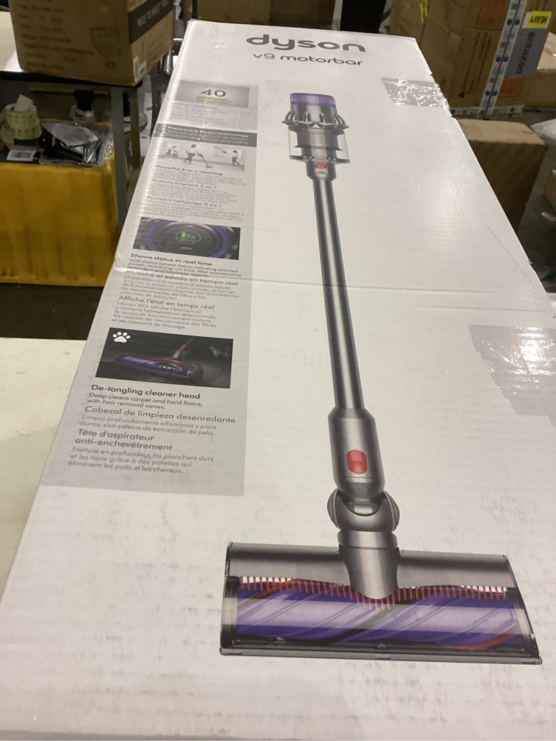 Condition photo showing New/Like New for Dyson V9 Motorbar Cordless Vacuum, Cleans Hard Floors and Carpets, Detangles, Converts to Handheld, 100AW, 3 Power Modes, Up to 40 Minutes¹